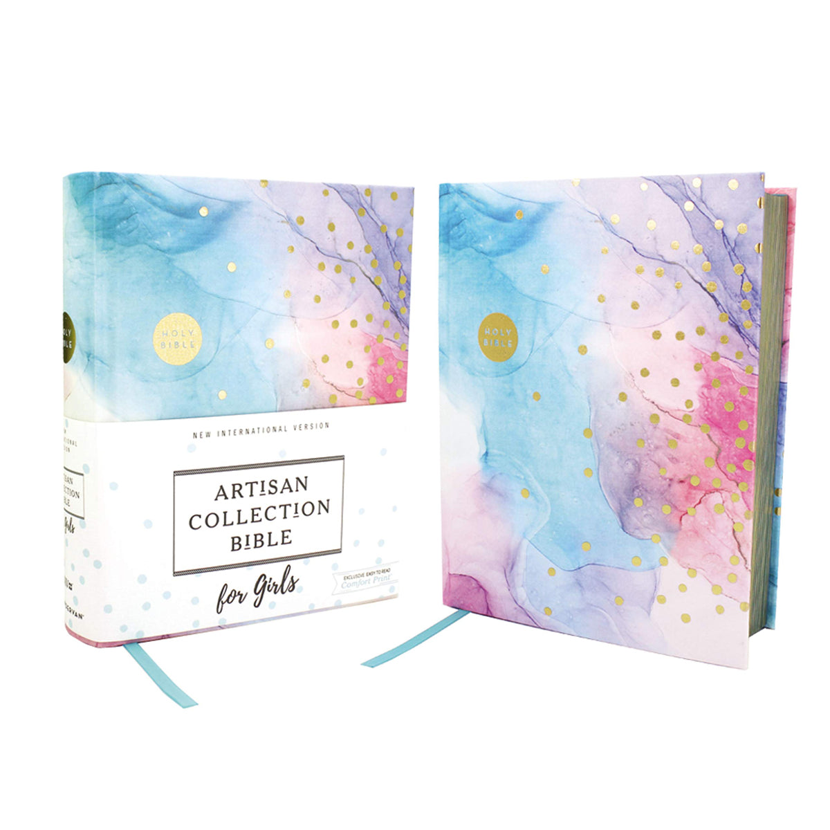NIV Artisan Collection Bible Girls Red Letter CP Multi-color (Hardcover)