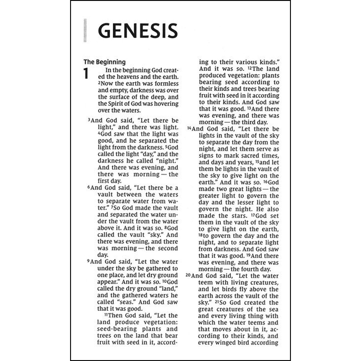 NIV Personal Size Bible Large Print Black (Comfort Print)(Imitation Leather)