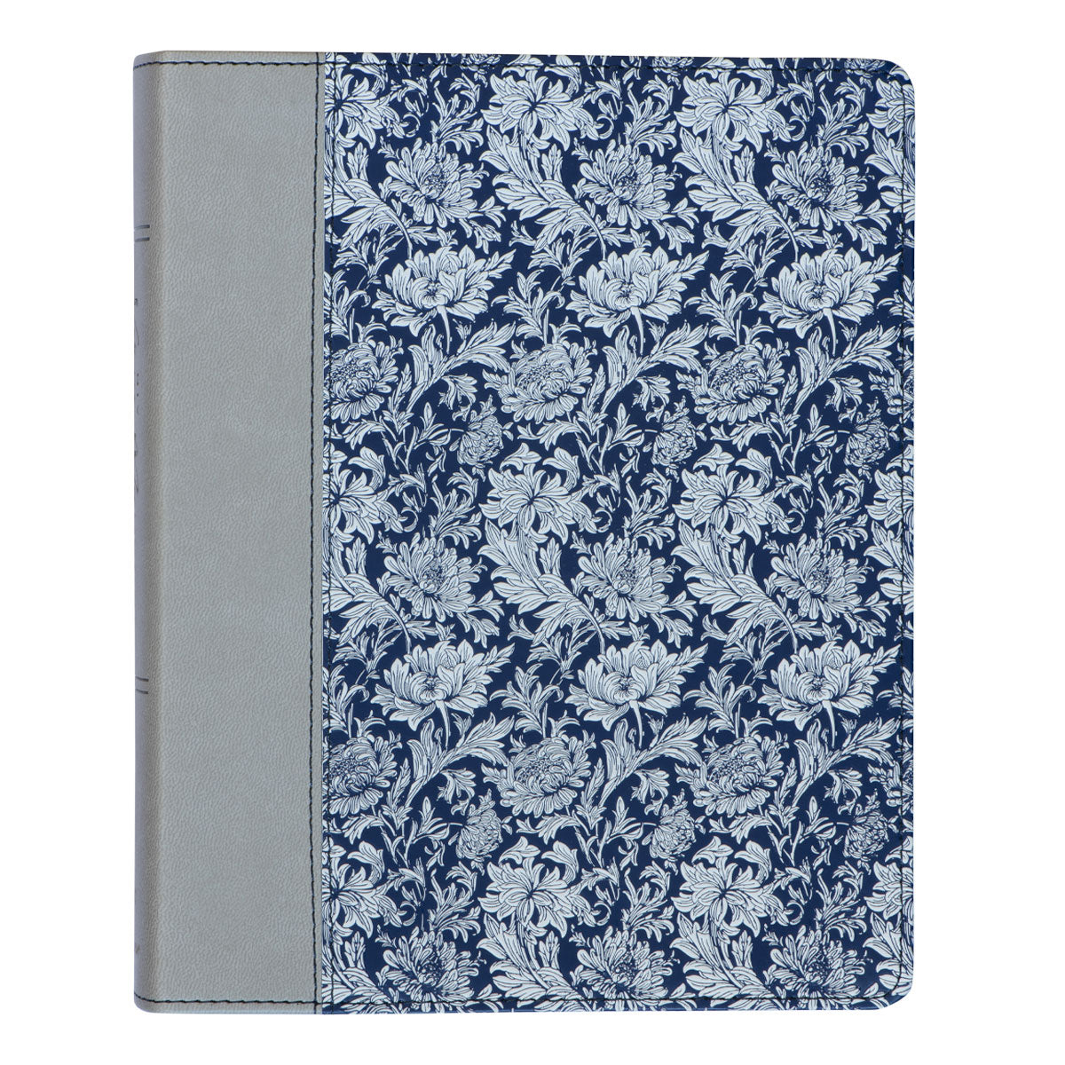NIV Verse Mapping Bible Navy Floral (Comfort Print)(Imitation Leather)