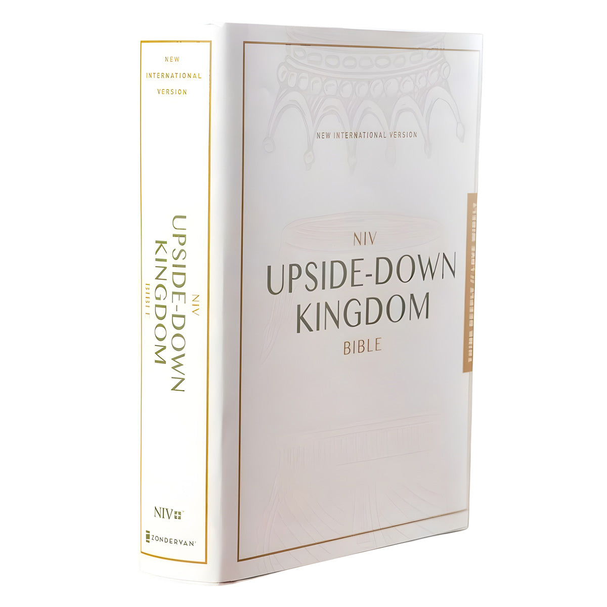 NIV Grey Hardcover Upside-Down Kingdom Bible Comfort Print
