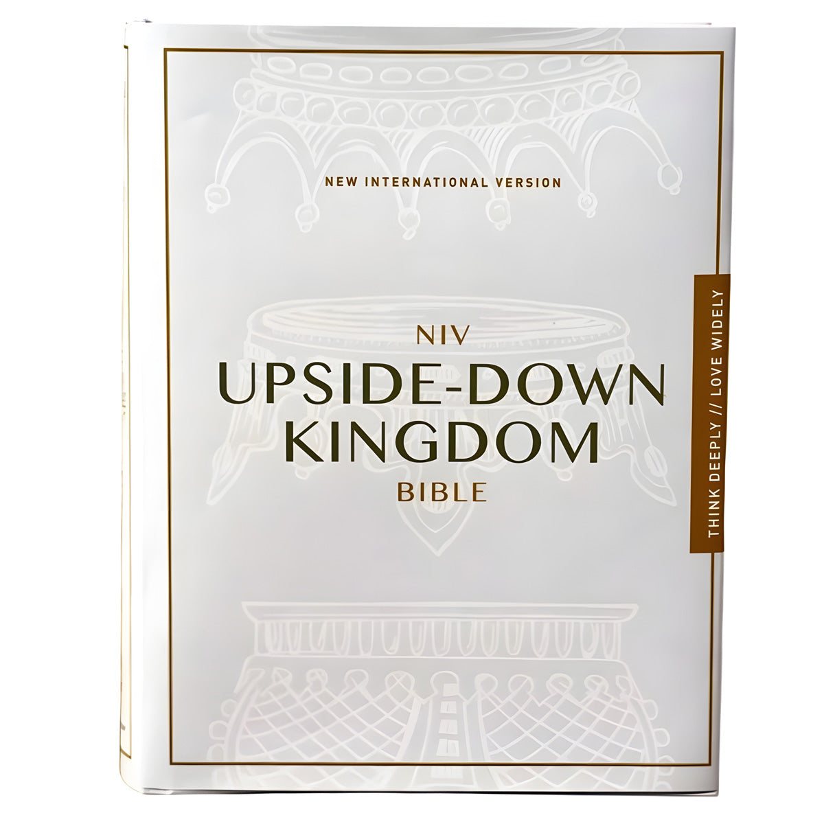 NIV Grey Hardcover Upside-Down Kingdom Bible Comfort Print