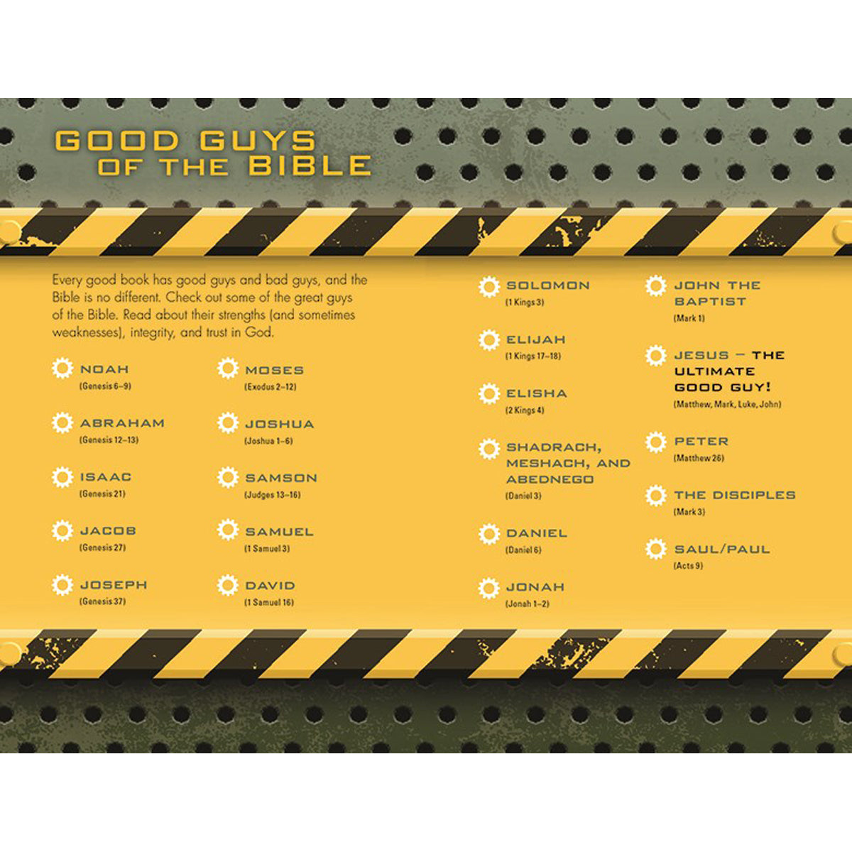 NIV Boys' Backpack Bible Compact Red Letter Edition Yellow /Gray (Comfort Print)(Imitation Leather)