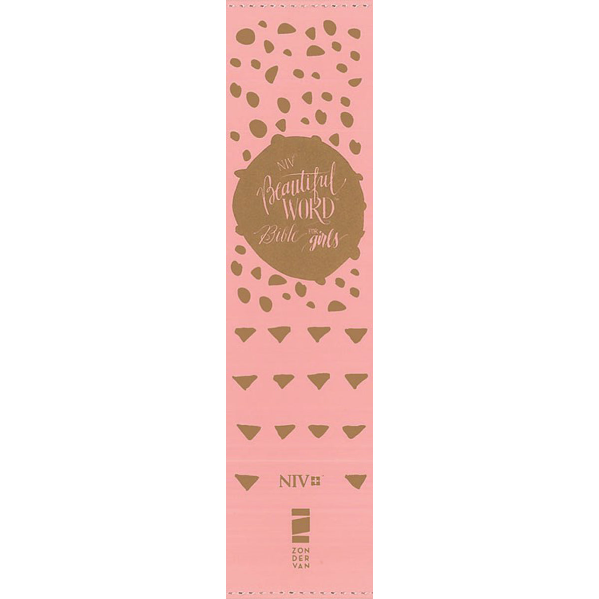 NIV Beautiful Word Bible Red Letter with Zipper For Girls Pink (Imitation Leather)