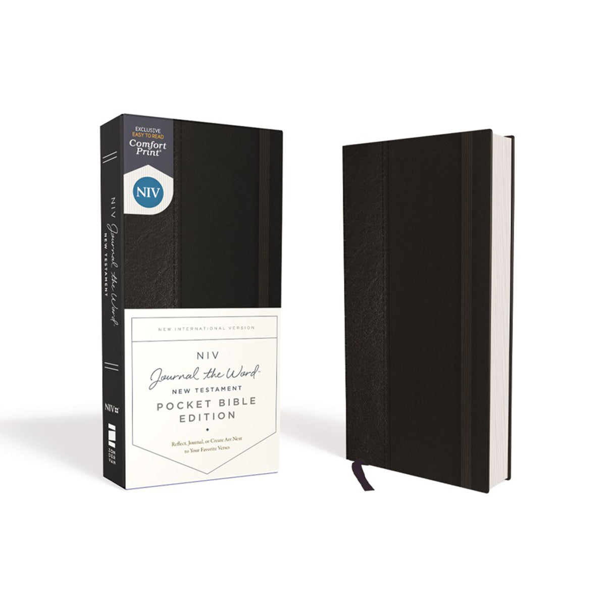 NIV Journal The Word New Testament Pocket Bible Red Letter Black (Hardcover)