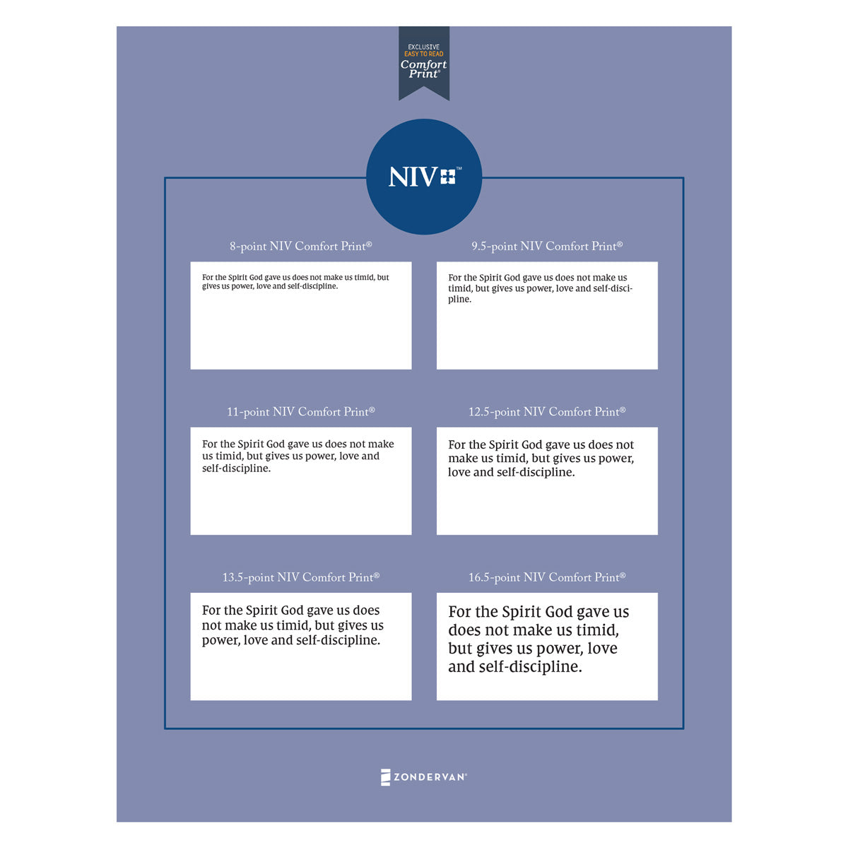 NIV Tan Imitation Leather Personal Size Student Bible Comfort Print