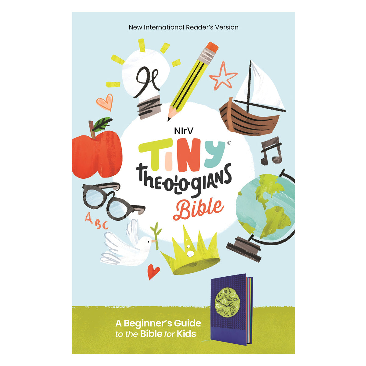 NIRV Blue Imitation Leather Tiny Theologians Bible for Kids Comfort Print