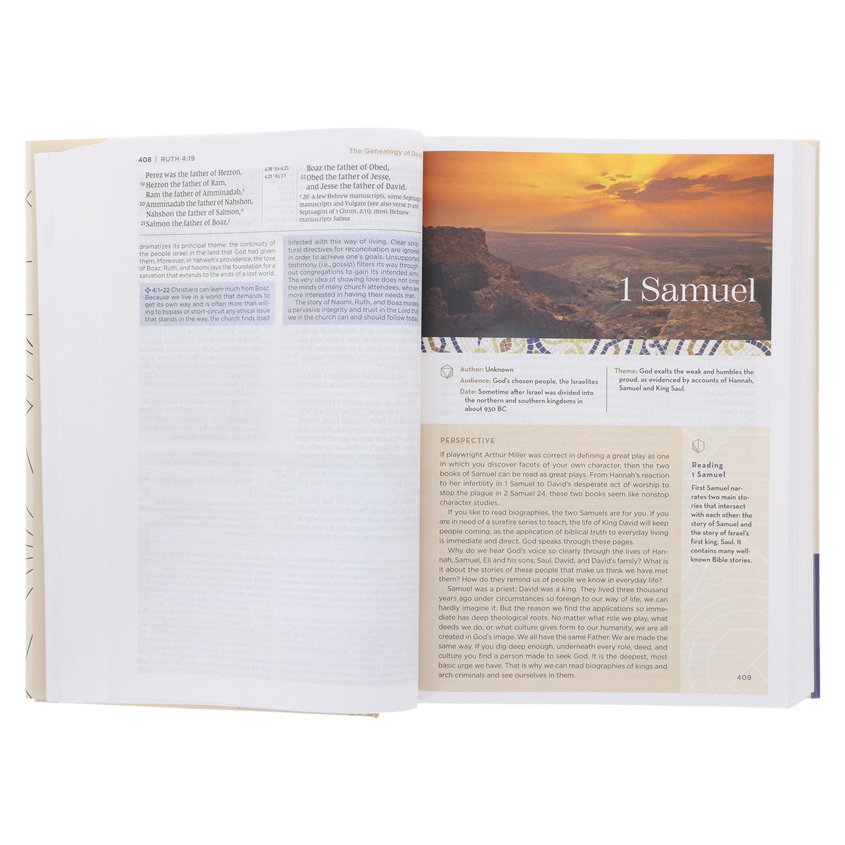 NIV Multi-Cream Hardcover Application Bible Red Letter Comfort Print