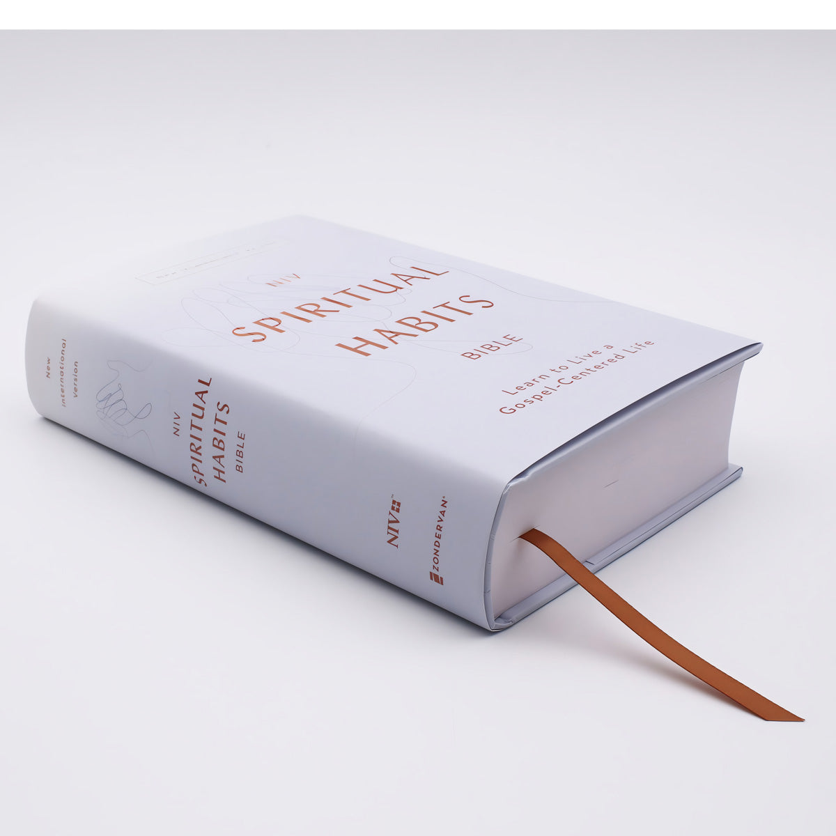 NIV Hardcover Spiritual Habits Bible Red Letter Comfort Print