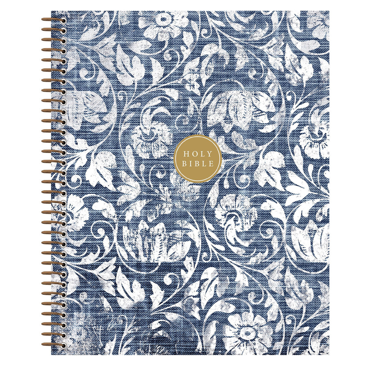 NIV Journal the Word Bible, Red Letter, Comfort Print, Spiral-Bound, Blue