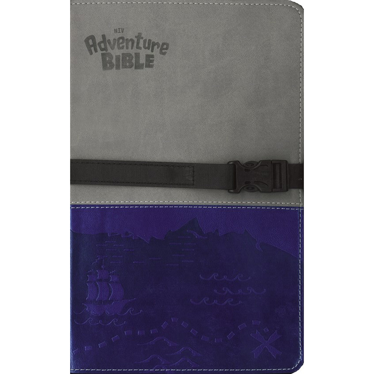 NIV Adventure Bible Two Tone Gray / Blue With Clip Closure (Imitation Leather)