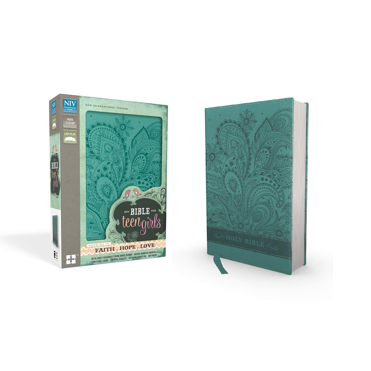 NIV Bible For Teen Girls Blue: Growing In Faith, Hope And Love (Imitation Leather)