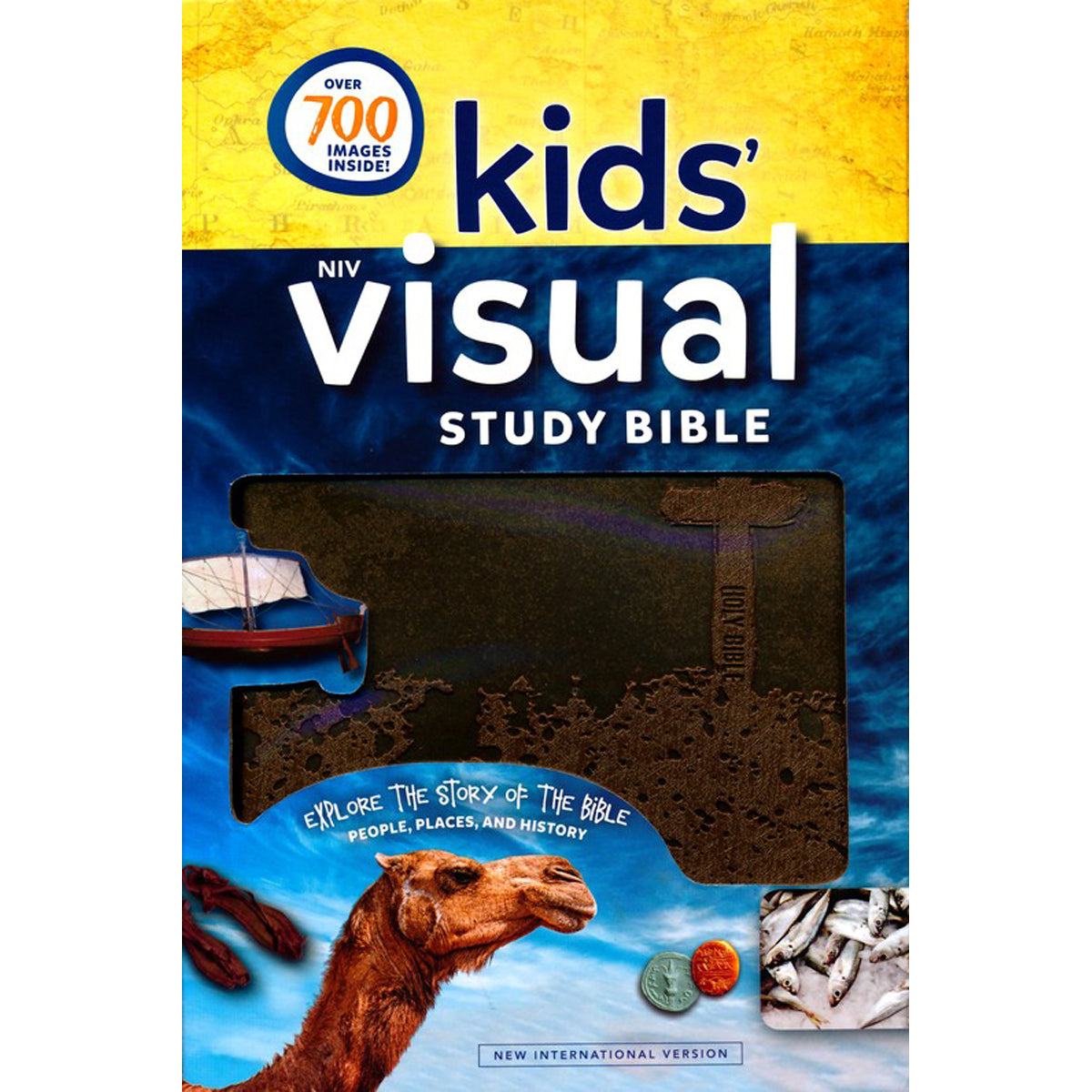 NIV Kids Visual Study Bible Full Color Interior Bronze (Imitation Leather)