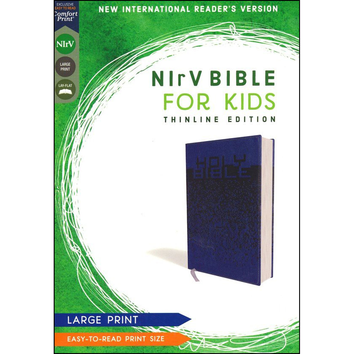 NIRV Bible For Kids Large Print Blue (Comfort Print)(Imitation Leather)