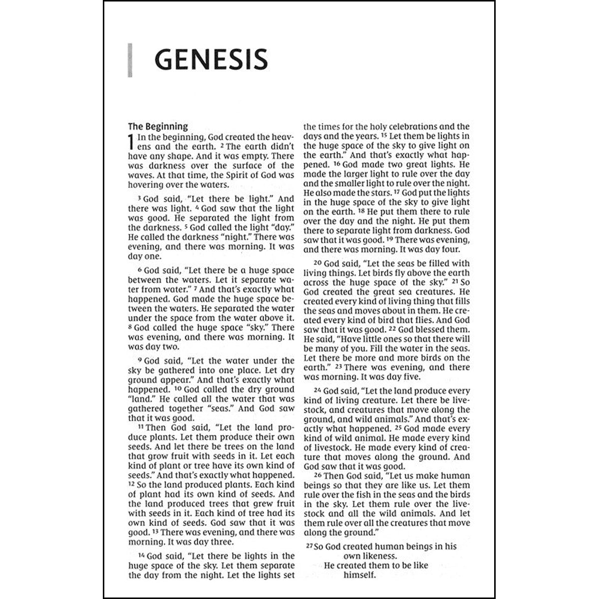 NIRV Bible For Kids Large Print Blue (Comfort Print)(Imitation Leather)