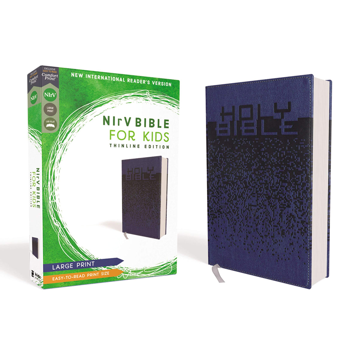 NIRV Bible For Kids Large Print Blue (Comfort Print)(Imitation Leather)