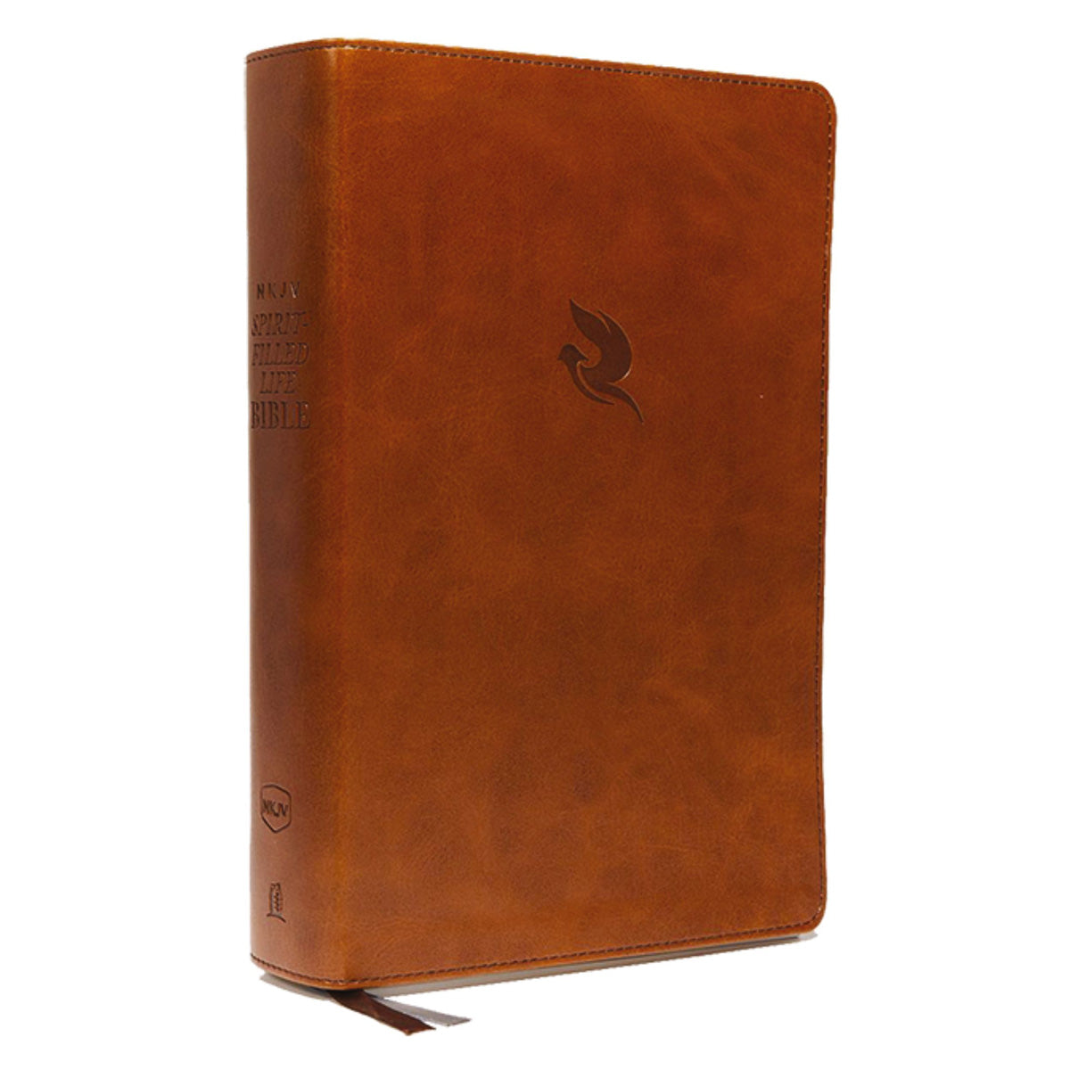 NKJV Spirit Filled Life Bible Brown (Imitation Leather)