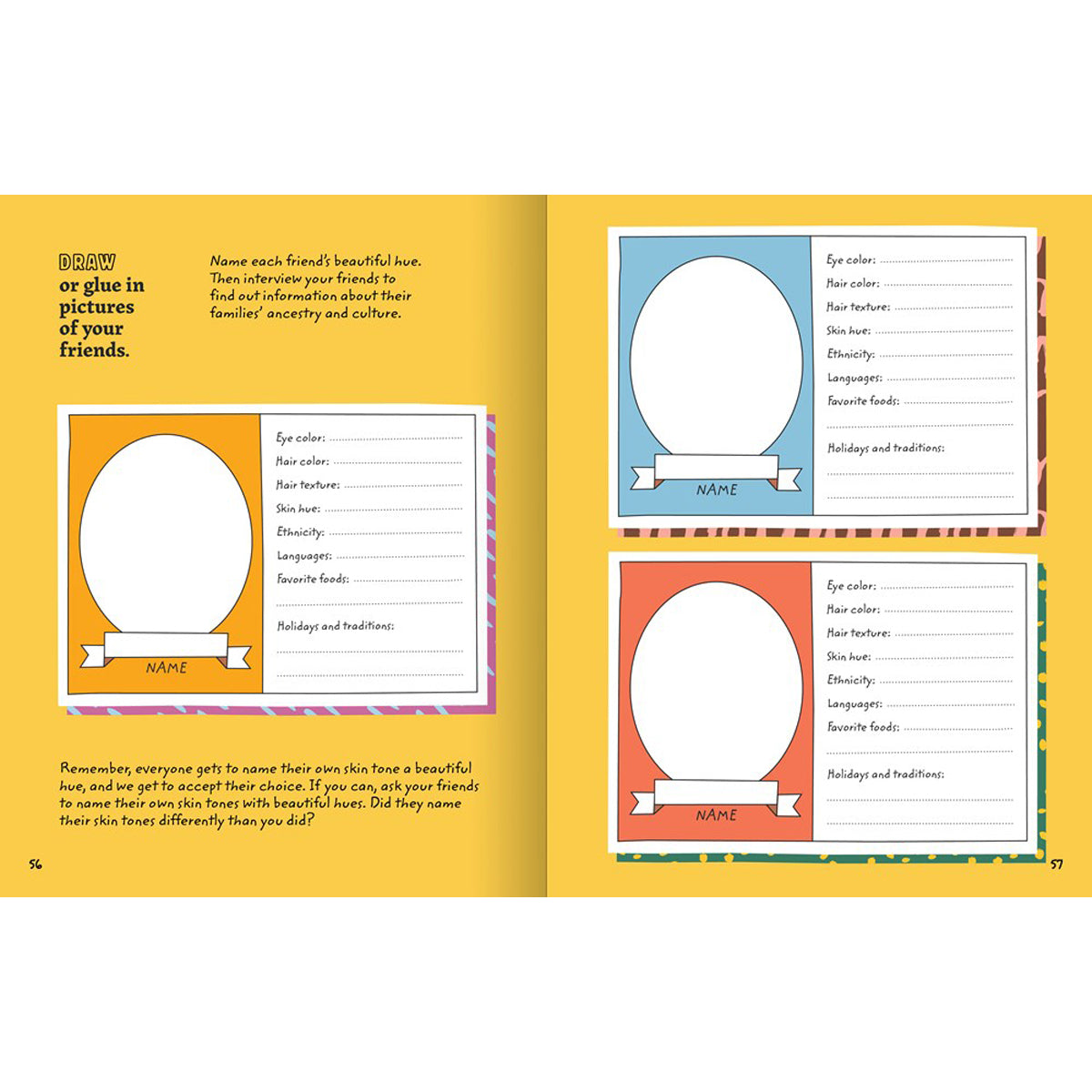 Hues Of You: An Activity Book For Learning About The Skin You Are In (Paperback)