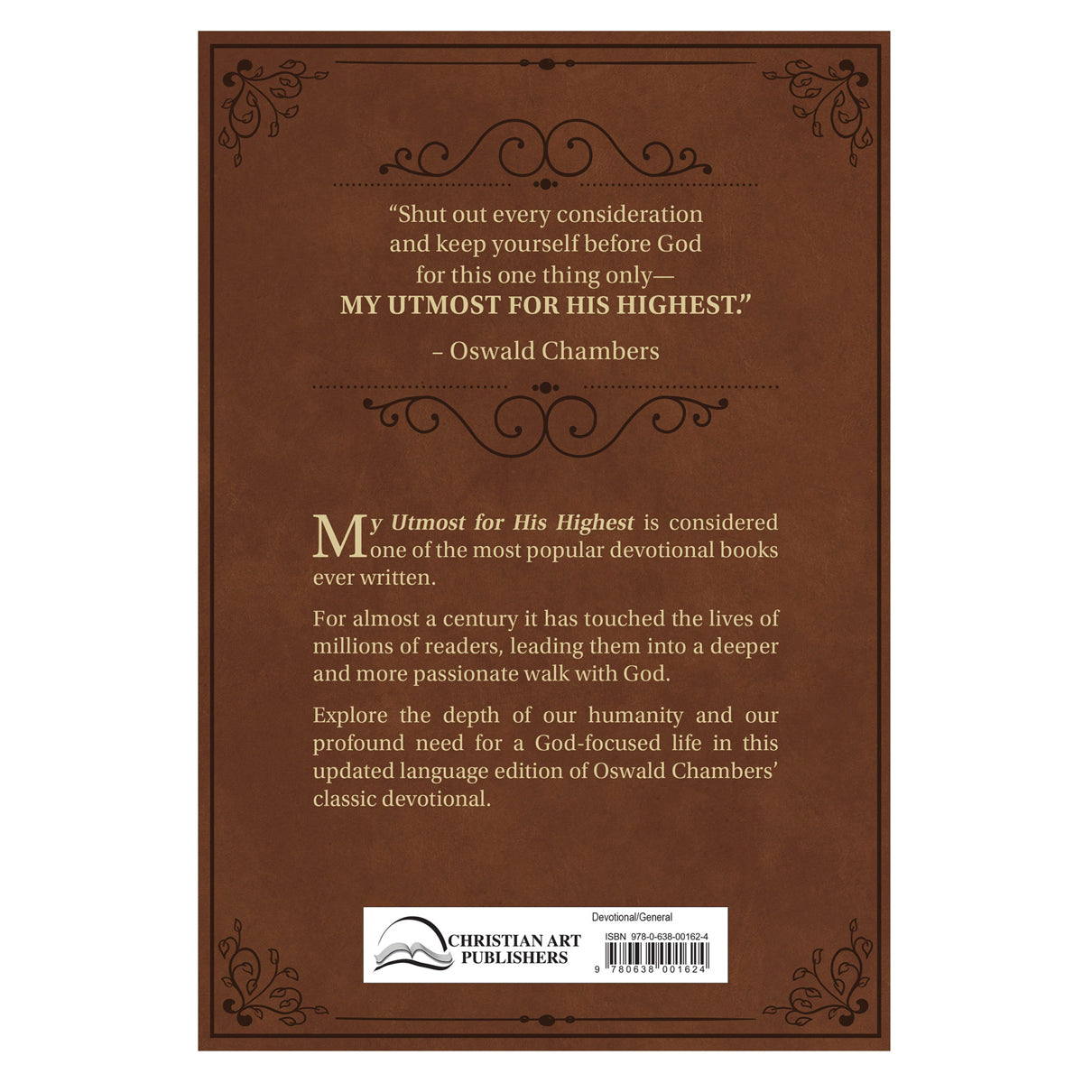 My Utmost for His Highest Large Print (Paperback)