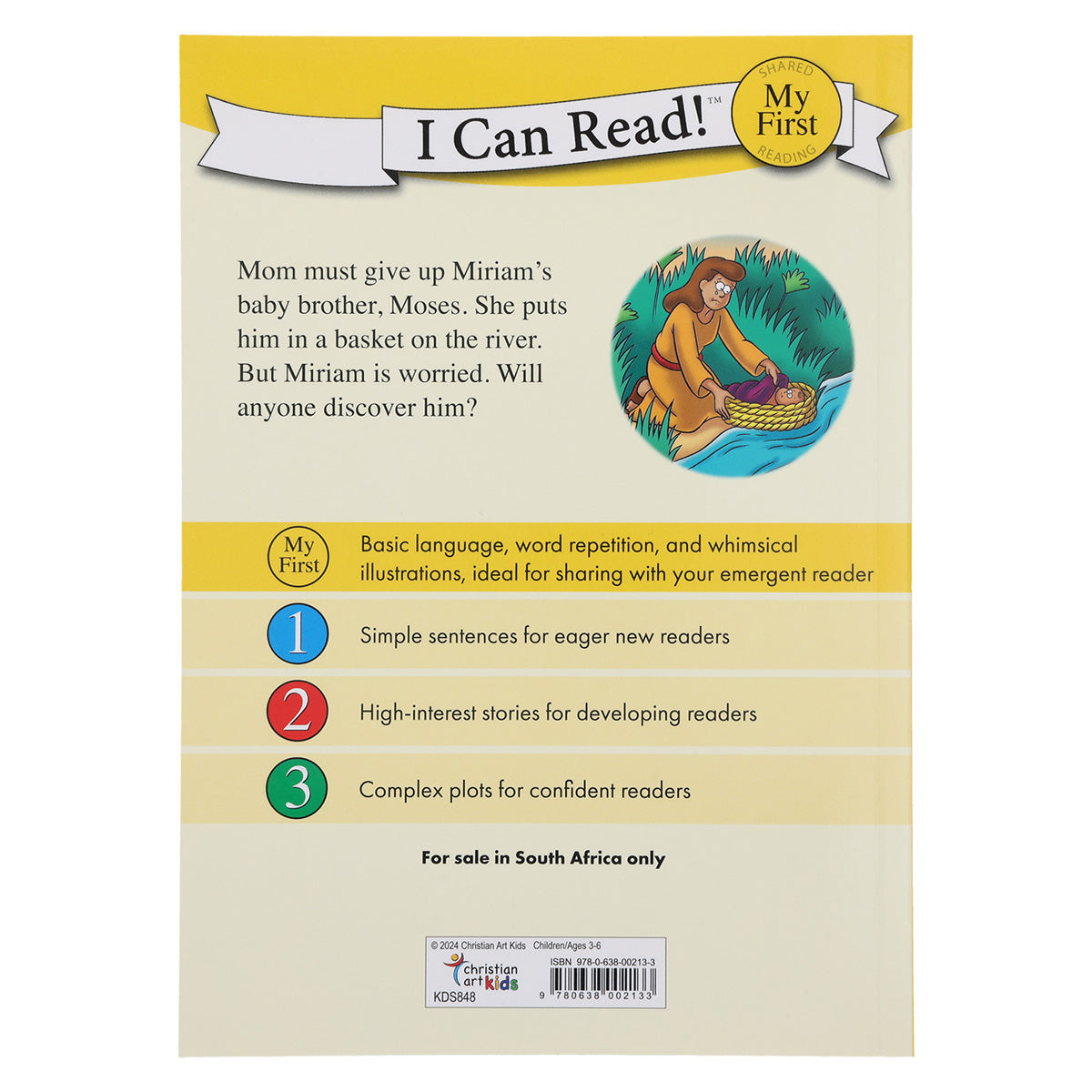 Baby Moses and the Princess I Can Read! (Paperback)