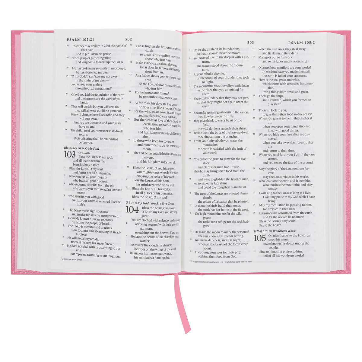 ESV Pink Hardcover Standard Bible