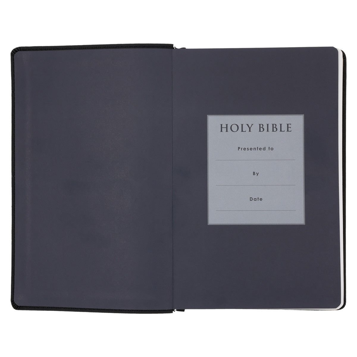ESV Black Frame Faux Leather Standard Bible
