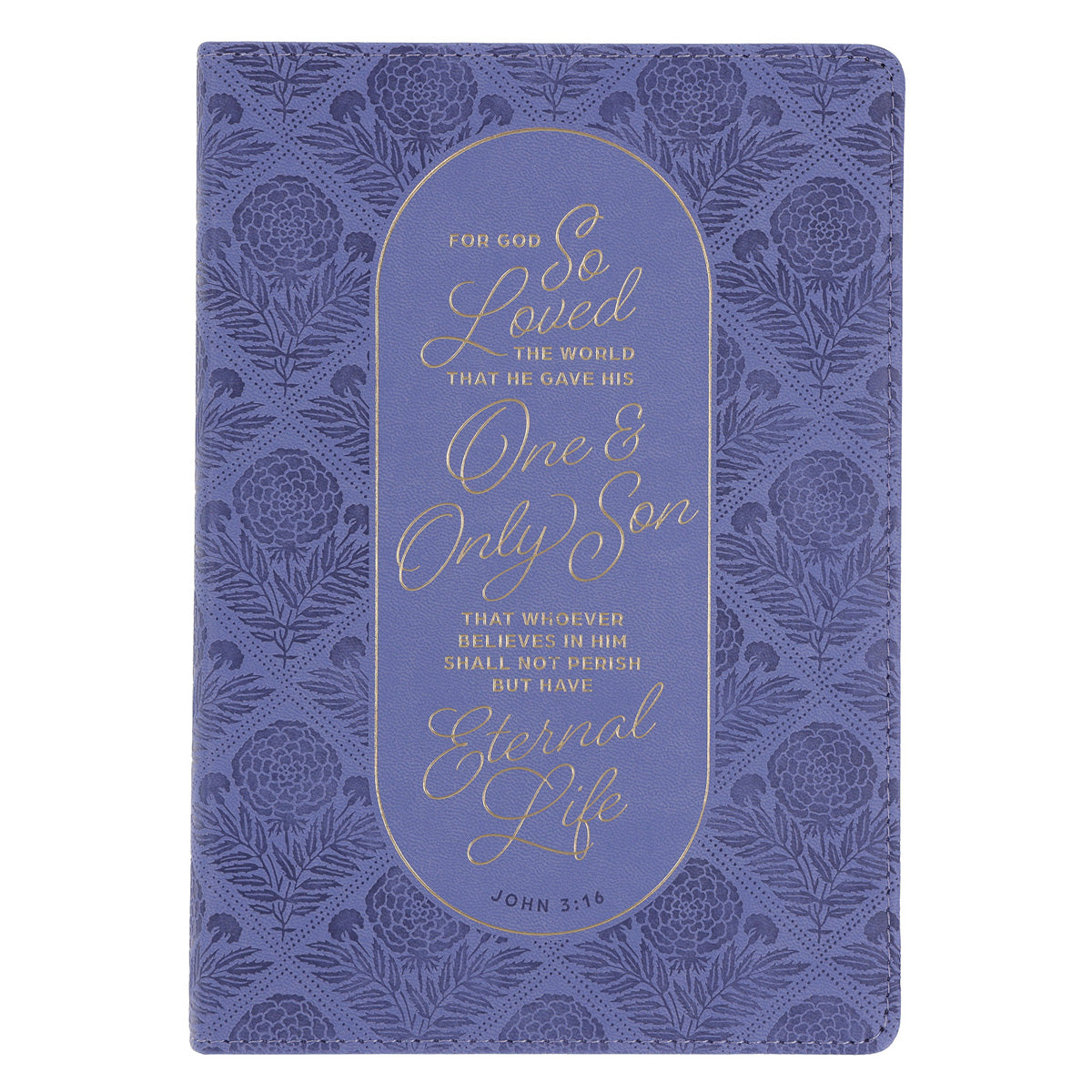 For God so Loved Faux Leather Journal