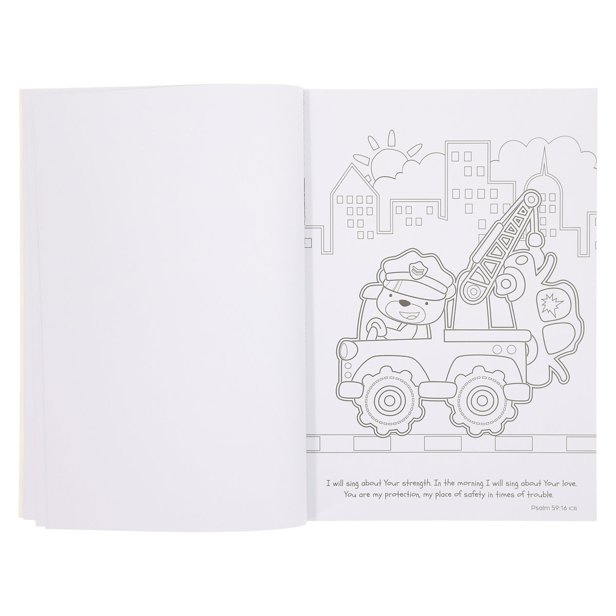 God Is with Me Wherever I Go: A Coloring Adventure for Kids (Paperback)