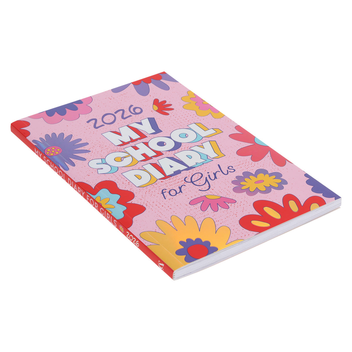 2026 School Diary - Daily Planner for Girls - Paperback