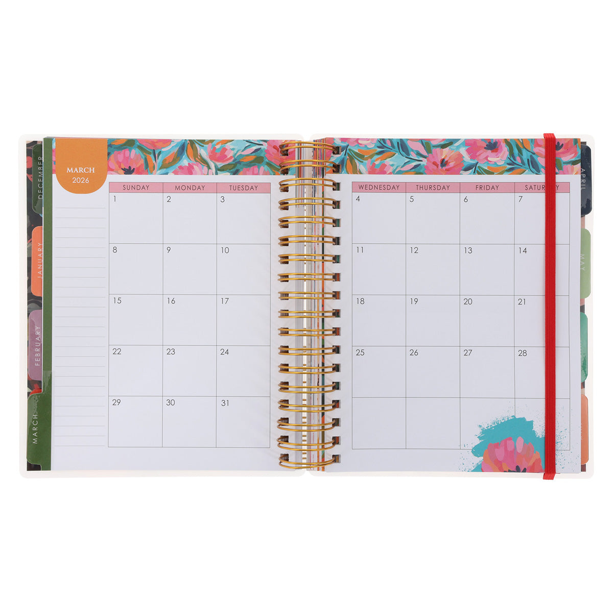 2026 Diary - 18-Month Planner for Women - Make Things Happen - Wirebound