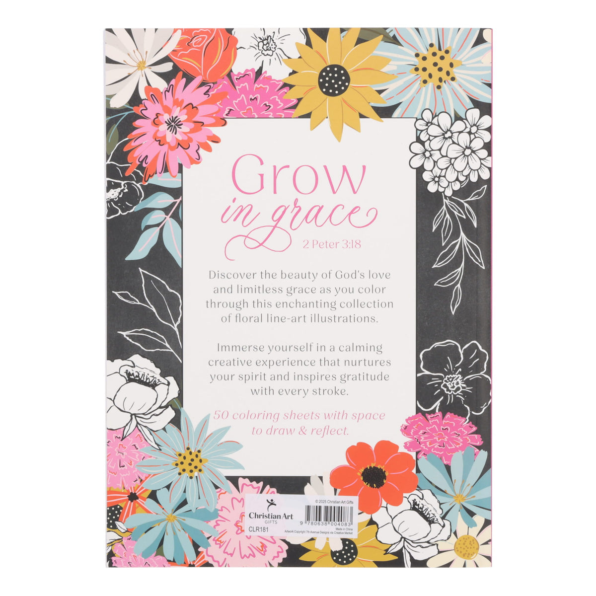 Grow in Grace Coloring Book (Paperback)