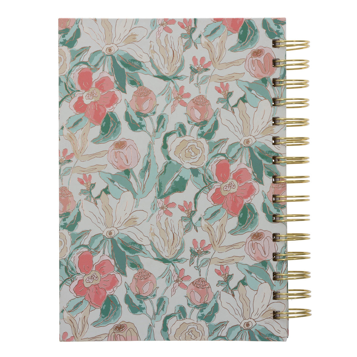 Be Still and Know Floral Hardcover Wirebound Journal