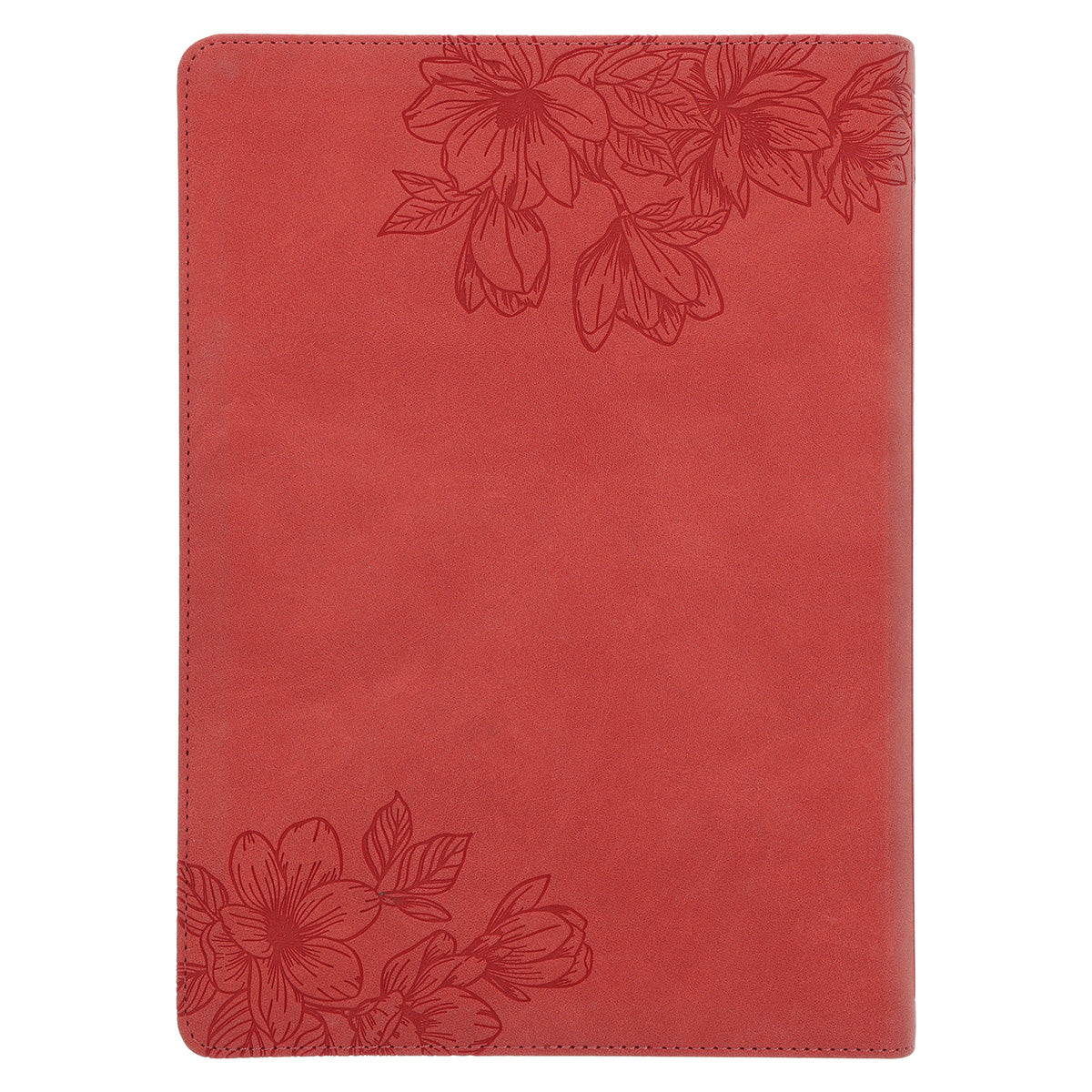 NLT Coral Faux Leather Spiritual Growth Bible