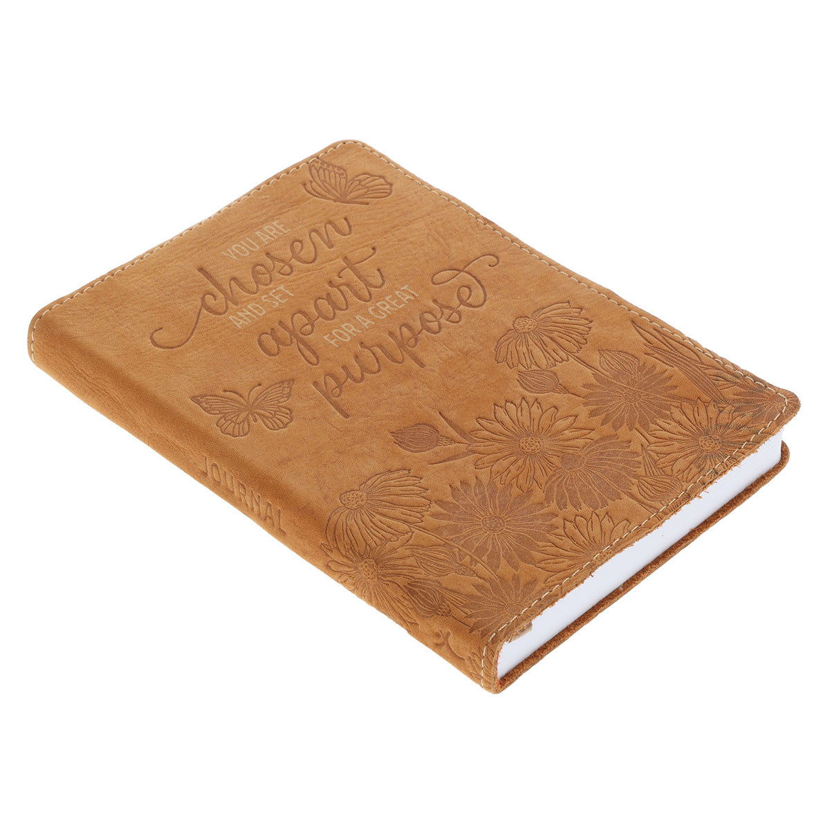 You Are Chosen and Set Apart for a Great Purpose Handy-Sized Genuine Leather Journal