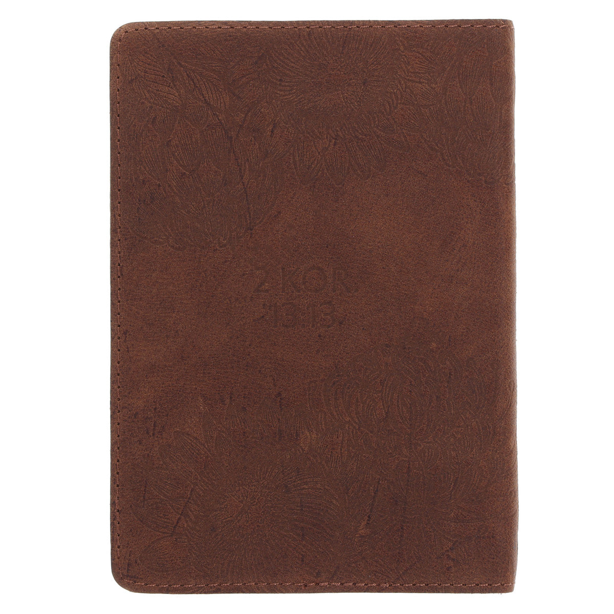 Mag Jy Elke Dag Genade Ontvang Afrikaans Handy-Sized Genuine Leather Journal