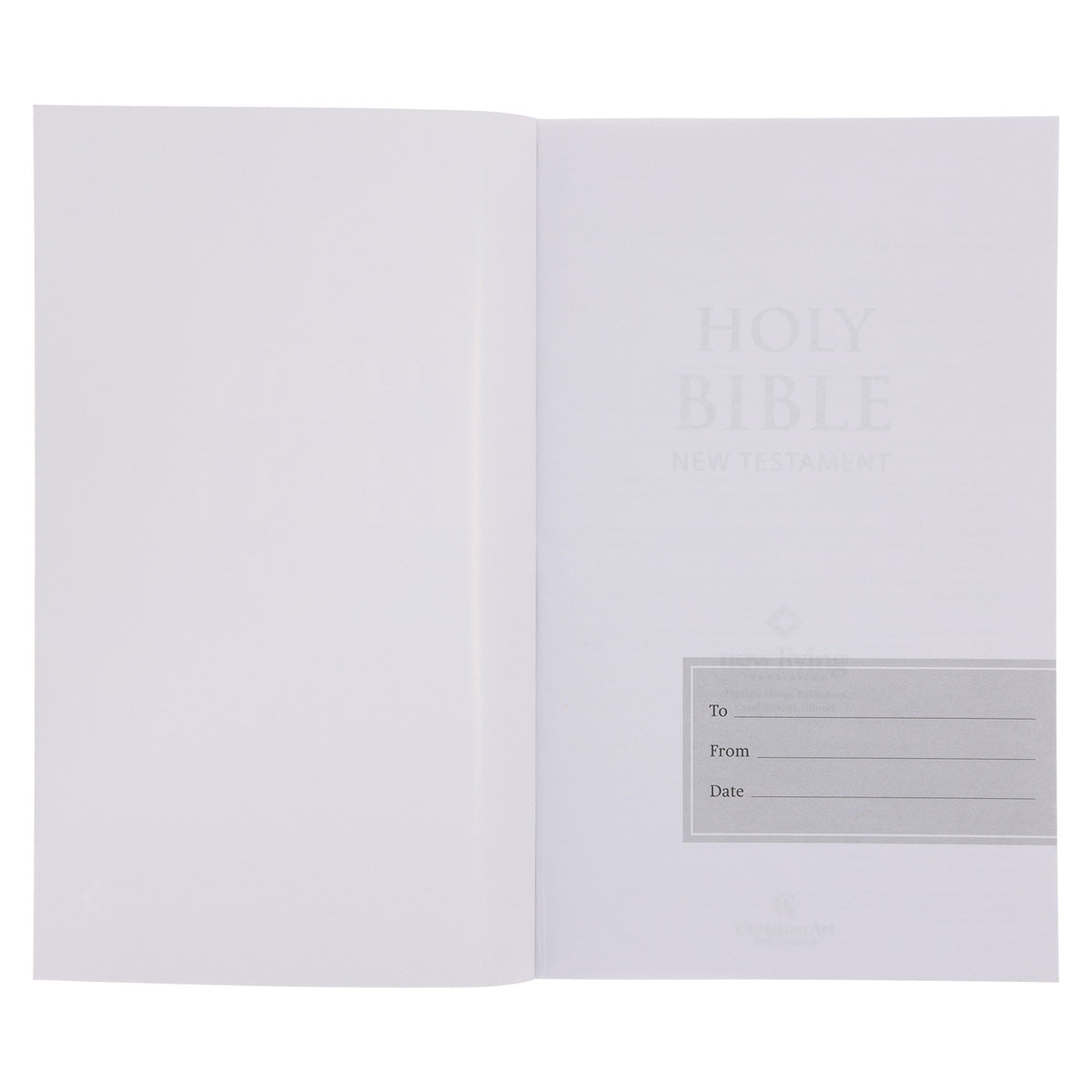 NLT Black Paperback Outreach New Testament Bible