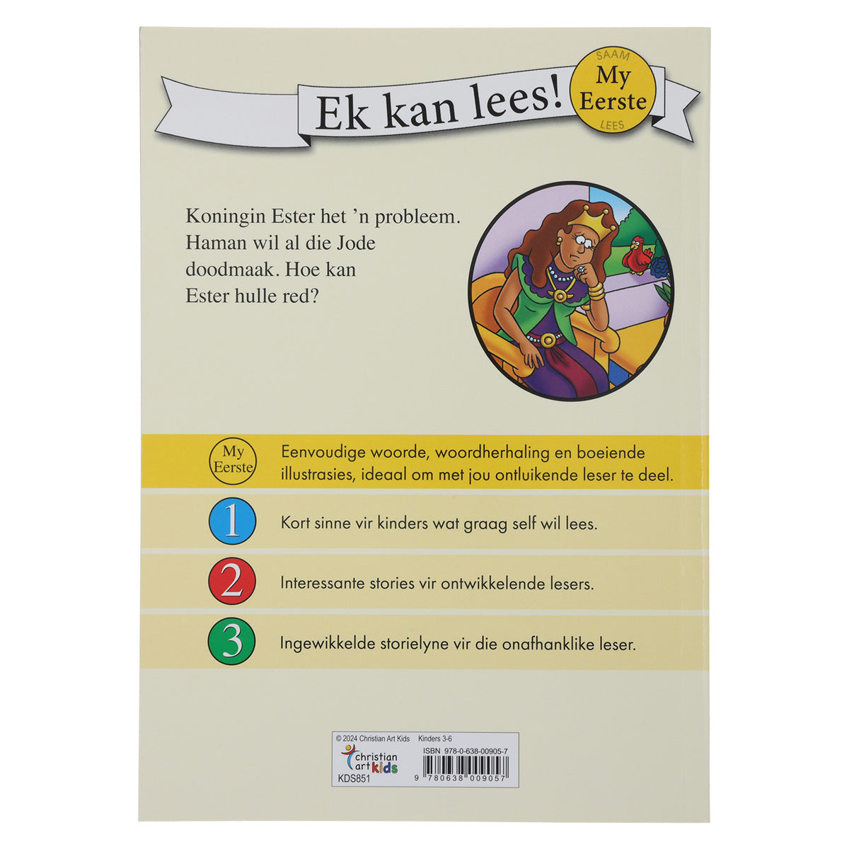 Ester en die Koning Ek Kan Lees (Sagteband)