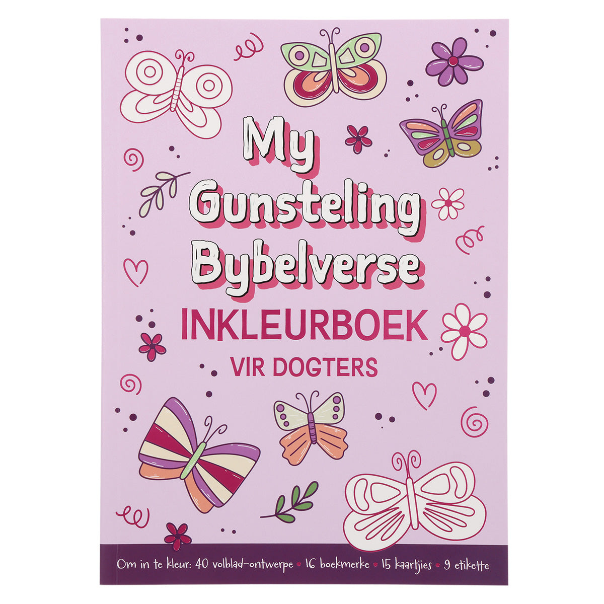 My Gunsteling Bybelverse Inkleurboek vir Dogters (Sagteband)