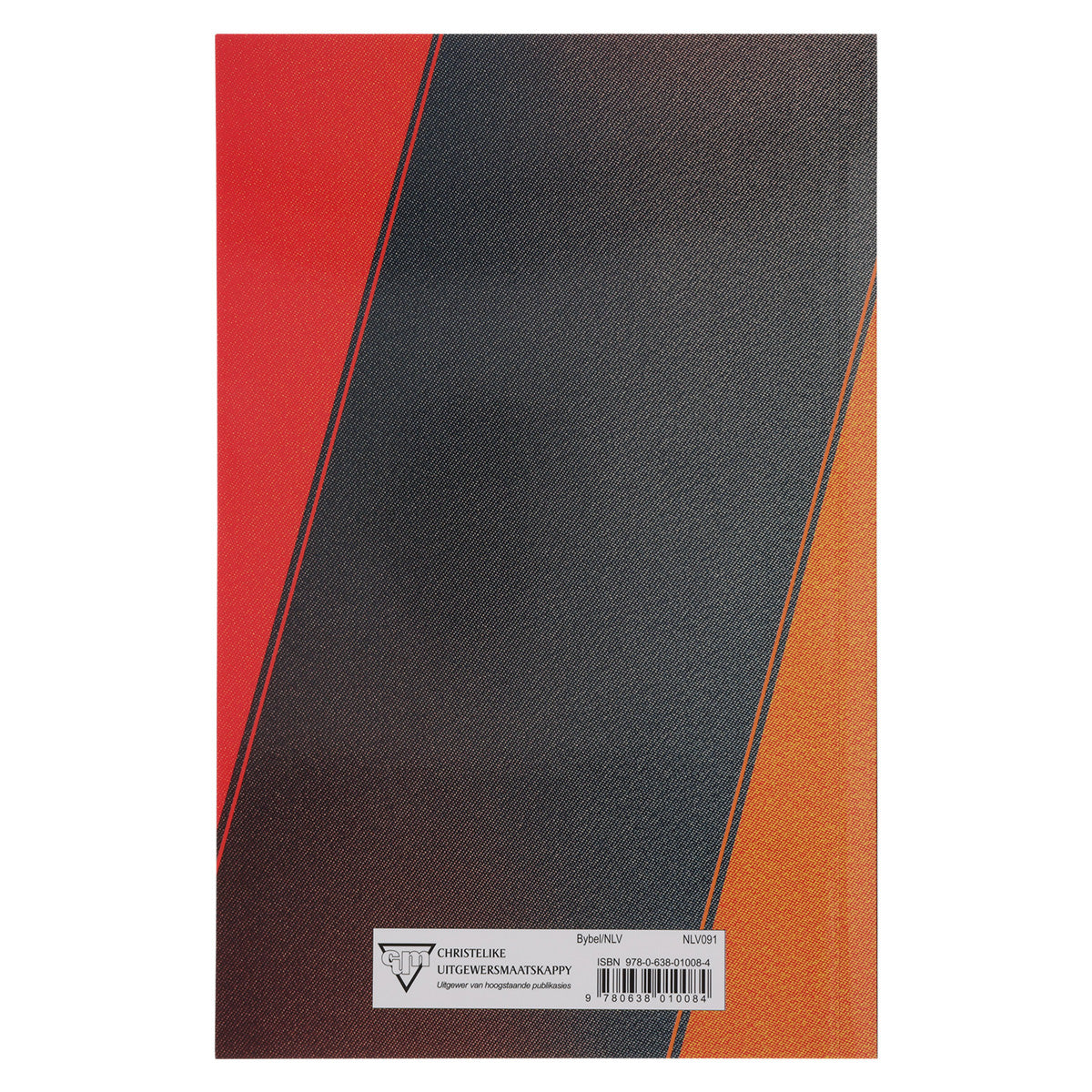 NLV Denim en Oranje Sagteband Uitreikbybel