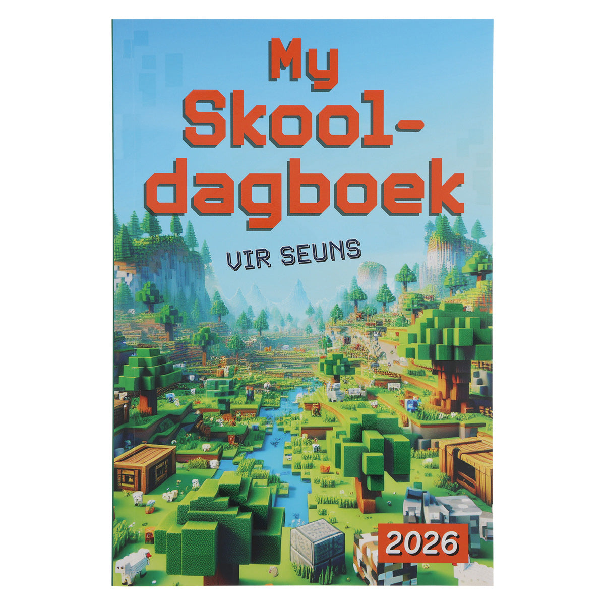 2026 Skooldagboek - Dagbeplanner vir Seuns - Sagteband