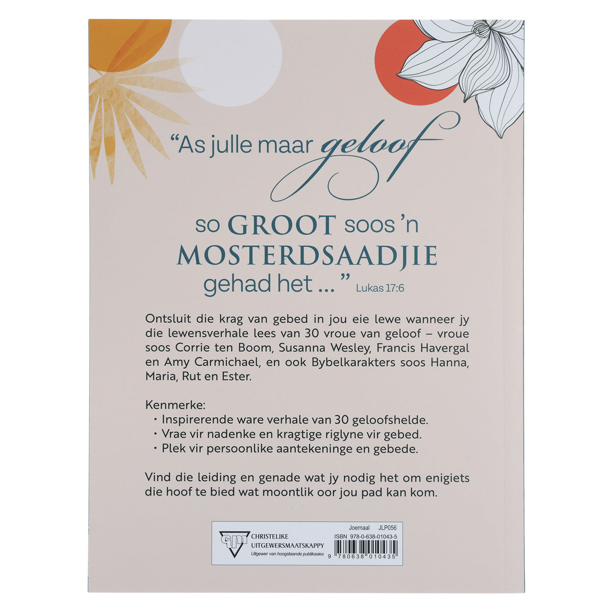 Vroue van Geloof Gebedsjoernaal (Sagteband)