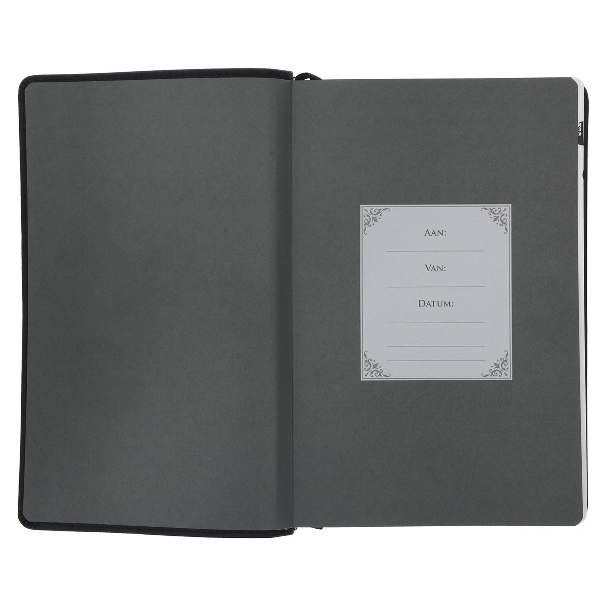 NLV Swart Egte Leer Standaard Bybel