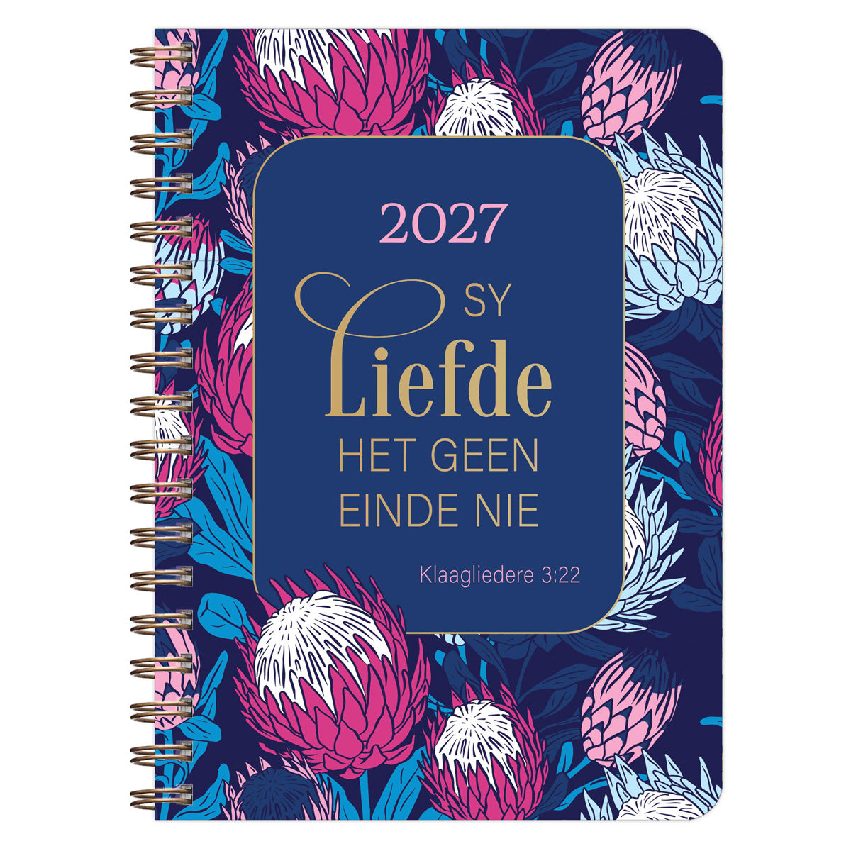 2027 Dagboek - Dagbeplanner - Sy Liefde Het Geen Einde Nie - Ringbind