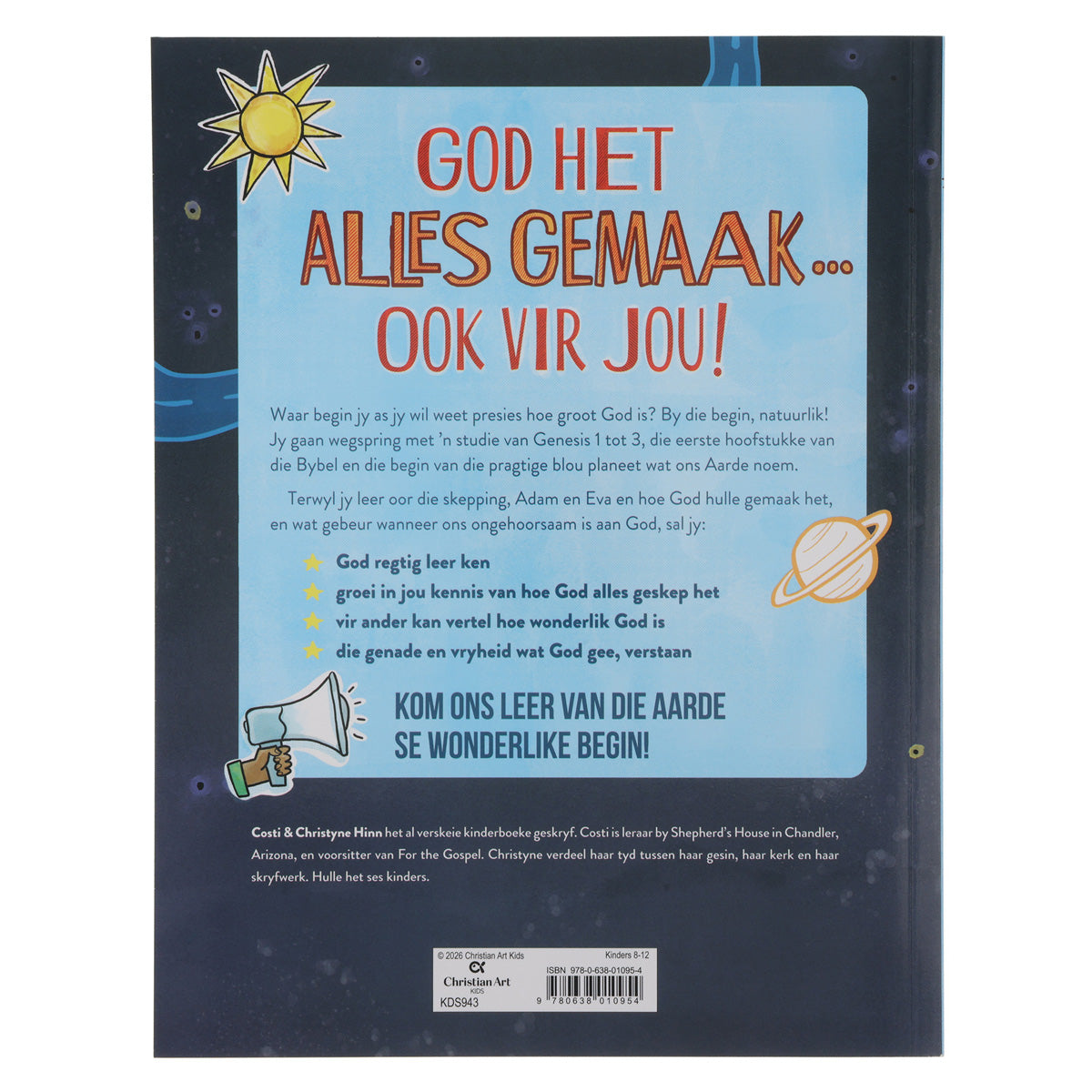 Die Aarde Se Wonderlike Begin: 'n Bybelstudie oor God se Skepping (Sagteband)