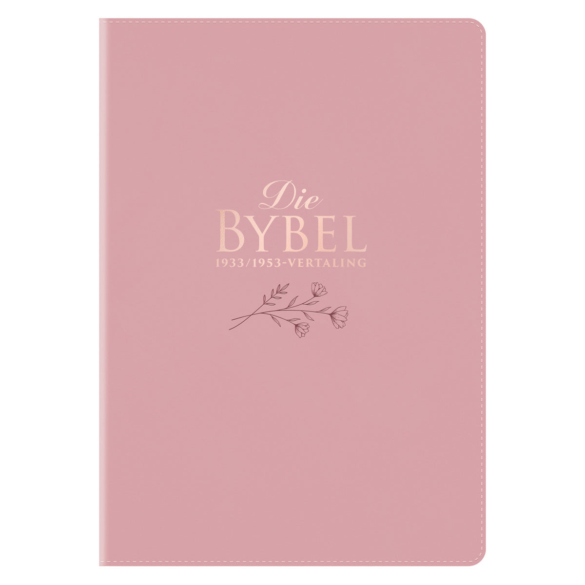 Afrikaans 1933/1953 Vertaling Bybel Grootdruk Kunsleer Pienk