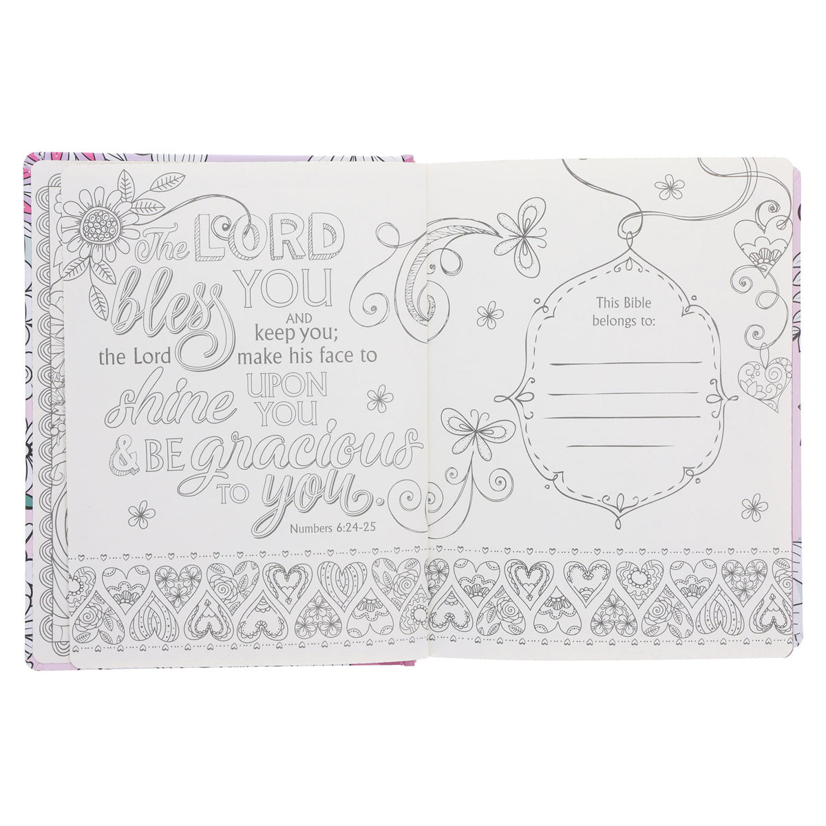 ESV Pink Coloring Hardcover My Creative Bible for Girls