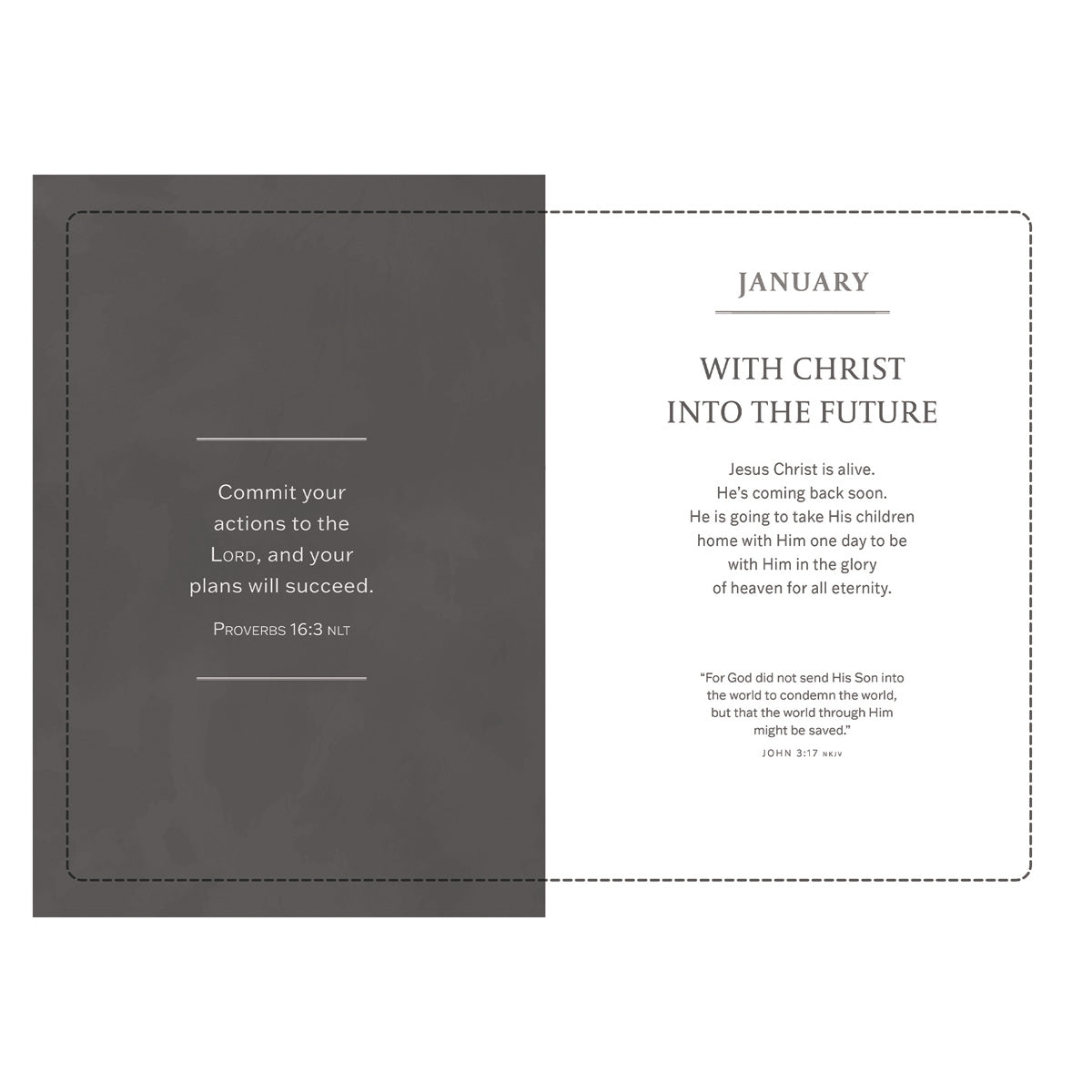 2027 Angus Buchan Diary - Daily Planner - Walk by Faith - Faux Leather with Zip