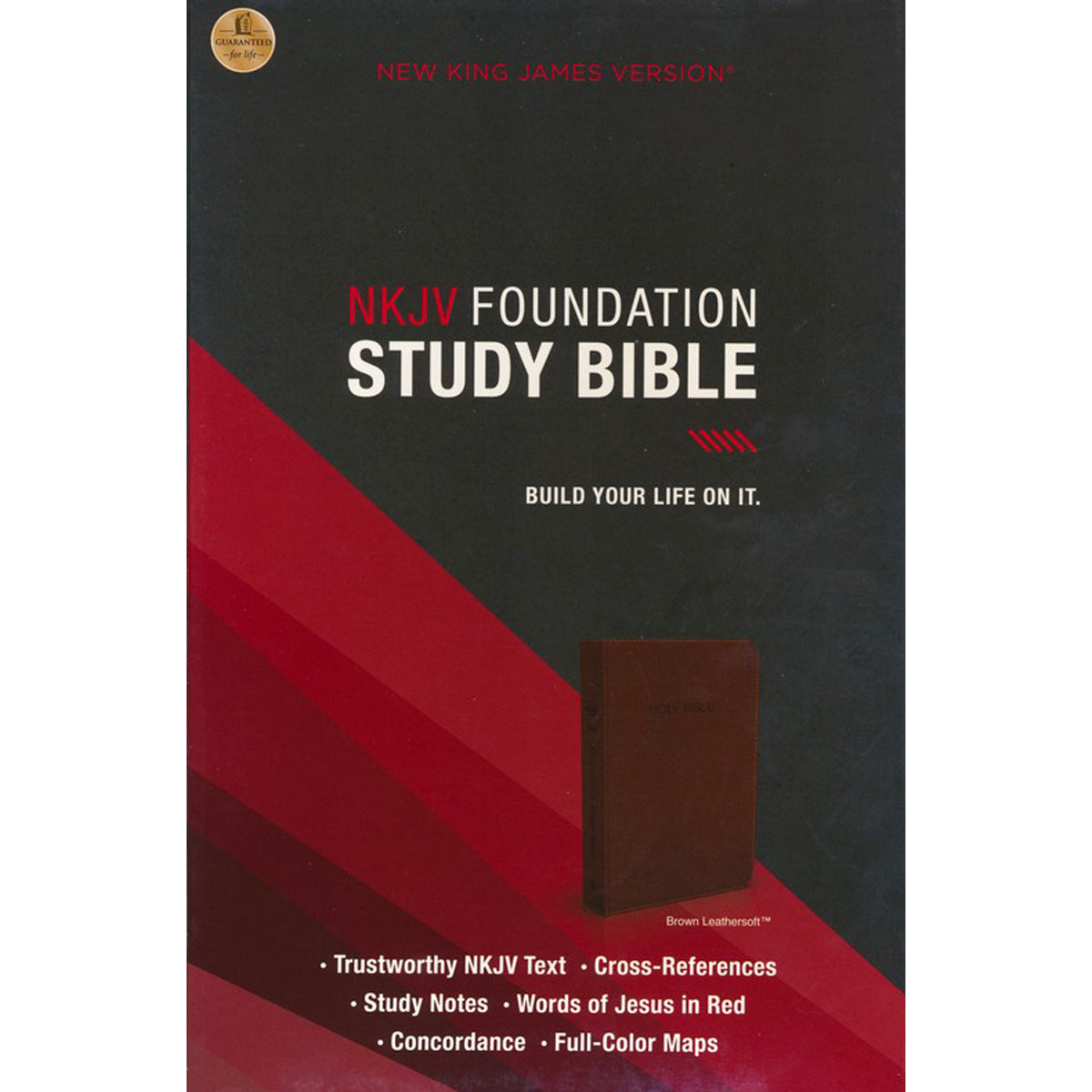 NKJV Indexed Foundation Study Bible Earth Brown (Imitation Leather)