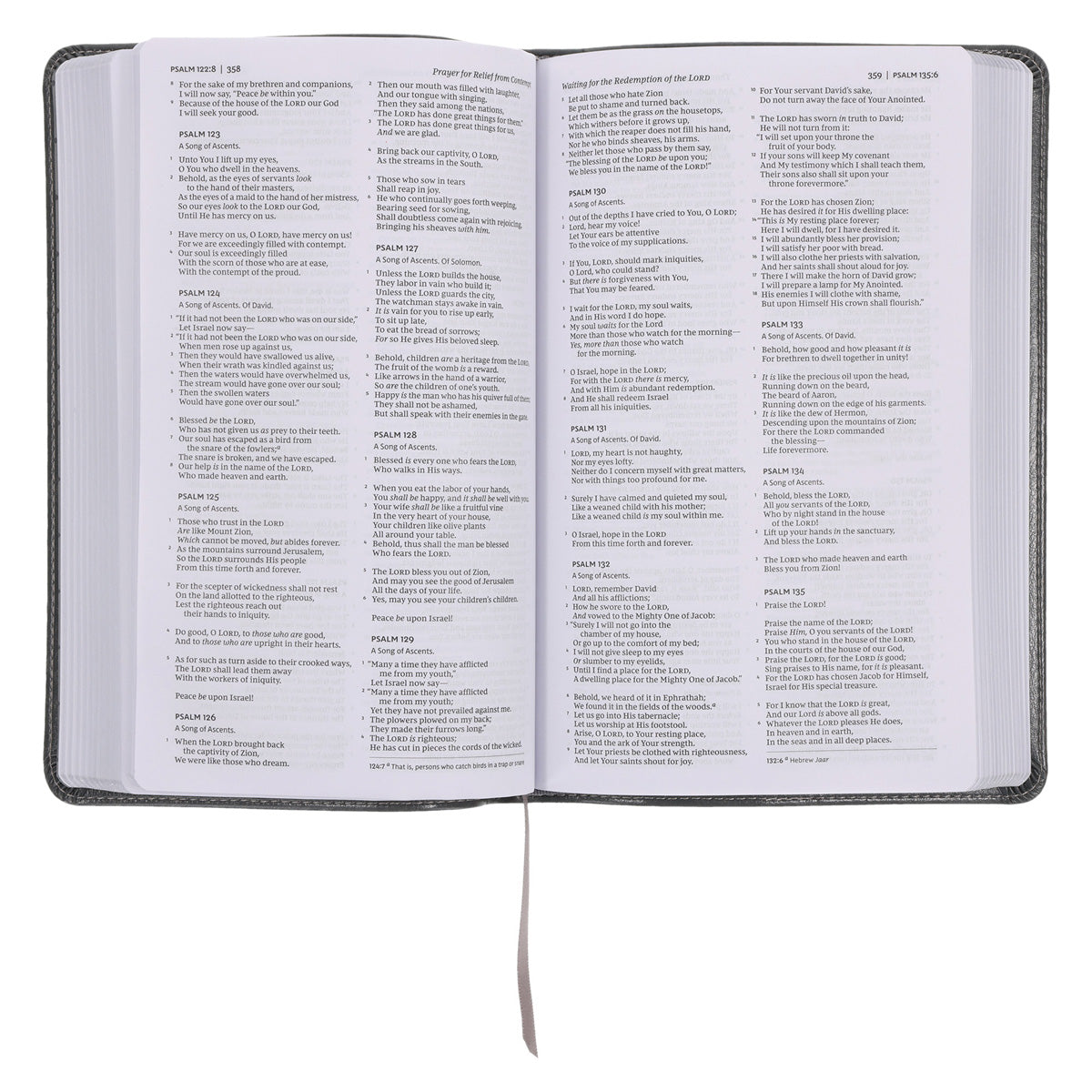 NKJV Deluxe Gift Bible Red Letter Gray (Comfort Print)(Imitation Leather)