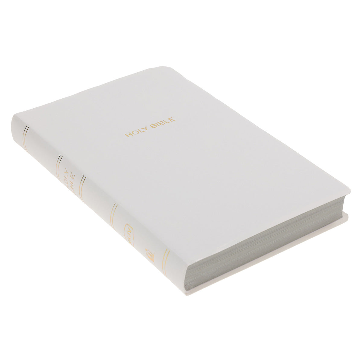 NKJV White Flexcover Imitation Leather Gift & Award Bible Red Letter Comfort Print