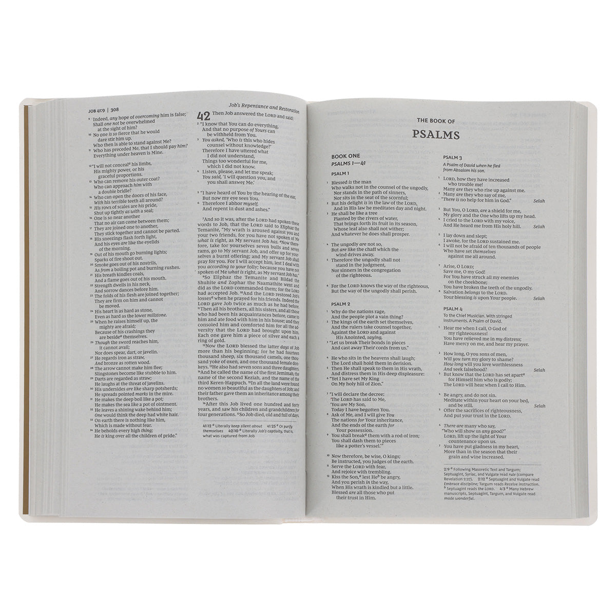 NKJV White Flexcover Imitation Leather Gift & Award Bible Red Letter Comfort Print